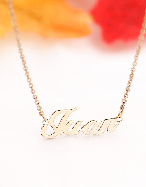 Load image into Gallery viewer, Delicate Custom Name Necklace Personalized Kids
