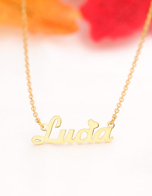 Load image into Gallery viewer, Delicate Custom Name Necklace Personalized Kids
