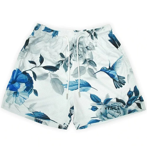 Load image into Gallery viewer, Summer New men short pant Rose Design Casual Shorts Street Hip Hop
