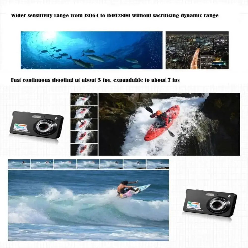 HD Digital Camera With LCD Screen Child Camera Outdoor Anti-Shake