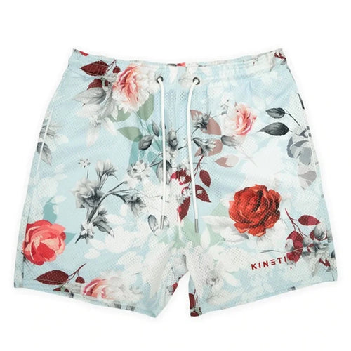 Load image into Gallery viewer, Summer New men short pant Rose Design Casual Shorts Street Hip Hop
