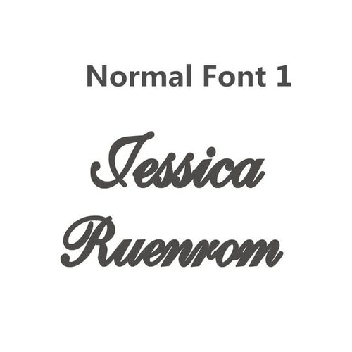 Stainless Steel Personalized Jewelry Alison Font